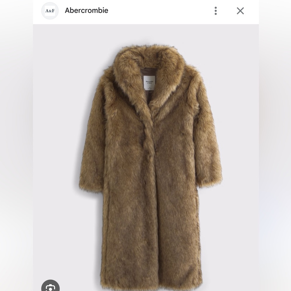 Brown Faux Fur Coat